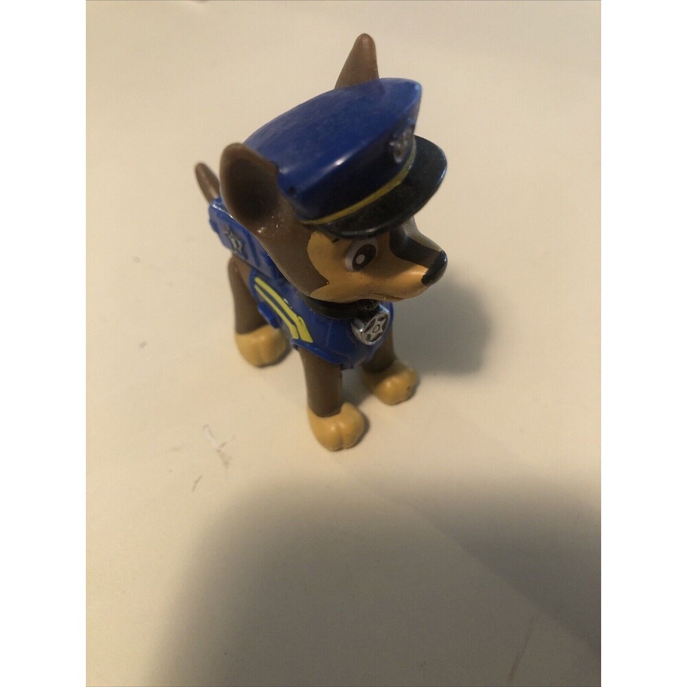 PAW Patrol Chase Police Dog Pup Figure Toy Spin Master Nickelodeon 3"x2"